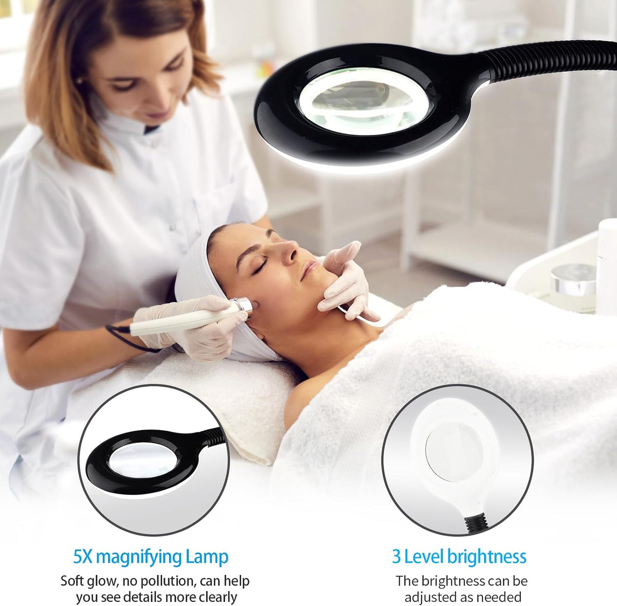 Professional Facial Steamer for Deep Cleansing and Hydration, More Steam