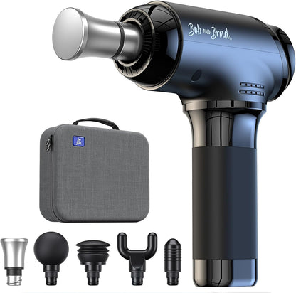 BOB AND BRAD T2 Pro Massage Gun with Heat and Cold, Deep Tissue Percussion Massager Gun for Pain Relief, Muscle Massager, Electric Back Massagers for Professional Athletes Runner