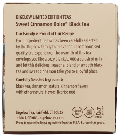 Bigelow Tea Black Tea 6 Flavor Variety Pack, Caffeinated Tea with Mint, Lemon, Constant Comment, English Teatime, Earl Grey, and Vanilla Chai, 20 Count Box (Pack of 6), 120 Total Tea Bags