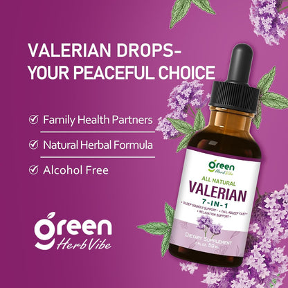 Valerian Root (Valeriana) Extract Sleep Support Drops, 2 oz
