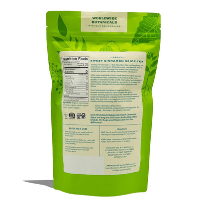 Worldwide Botanicals Organic Lemon Balm Tea, 25 Tea Bags - 50% more herbs with 2.25g per teabag - 100% Pure Lemon Balm Leaves, Kosher