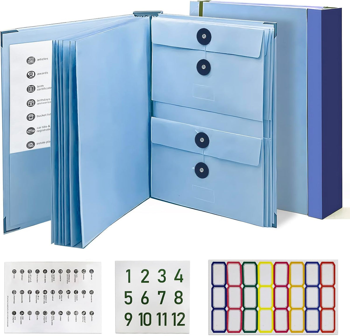 Document Organizer,File Organizer for Paper,Important Documents for Office and School,in Case I Go Missing Binder(Pink,2In Thick)