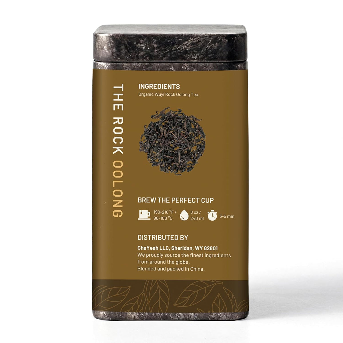 CHAYEAH, The Rock Oolong, USDA Organic, Whole Leaf Tea Sachets, 30 Count