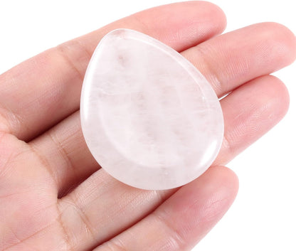 CrystalTears Tiger's Eye Thumb Worry Stone Healing Crystal Pocket Palm Stone Worry Stones for Anxiety Stress Relief