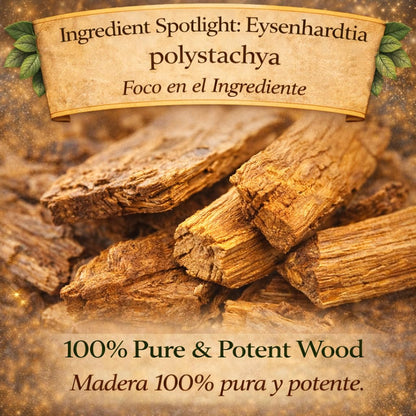Palo Azul Herbal Tea (4 oz / 113g) – Authentic Kidneywood (Eysenhardtia polystachya) – Visual Blue Fluorescence Infusion – Wildcrafted, 100% Natural, Non-GMO – Makes 40+ Cups – by BEXPERTSUSA