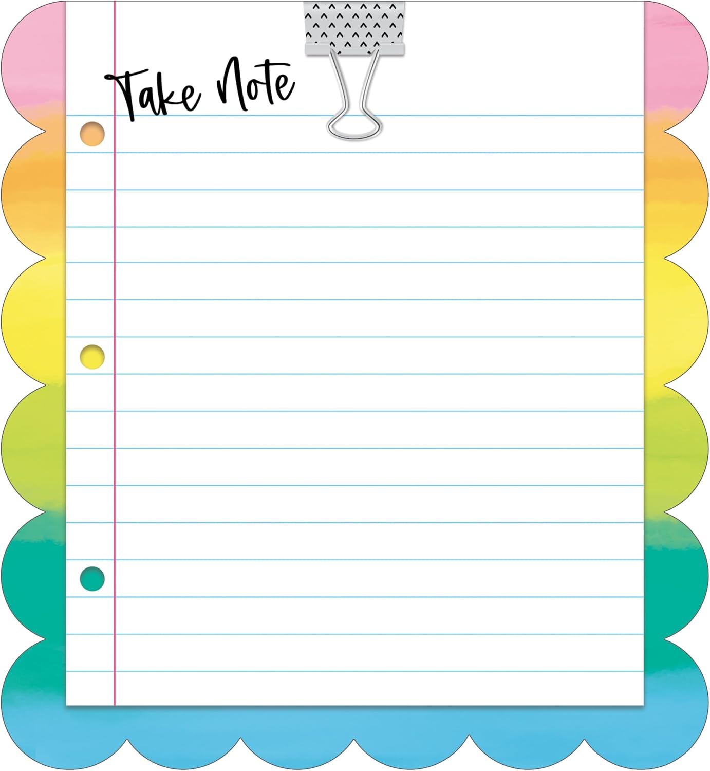 Carson Dellosa Aim High To Do List Notepad―5.75" x 6.25" Paper Stationery, Daily Checklist, Goals, Reminders, Notes, Motivational Organizer (50 sheets)