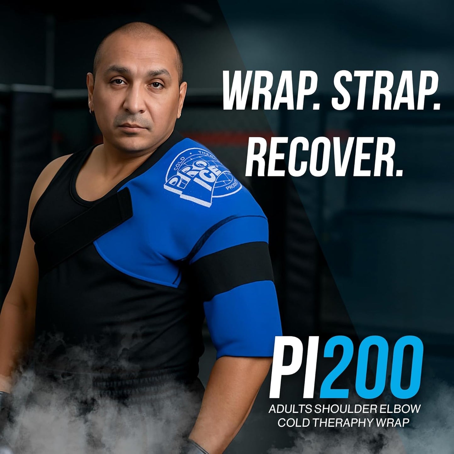 PRO ICE Shoulder Elbow Ice Therapy Wrap for Youth - Excellent for Treating Rotator Cuff injuries, Elbow Joint and Muscle Inflammation - Reusable Ice Packs Included - Arm Ice Pack Wrap for Pitchers