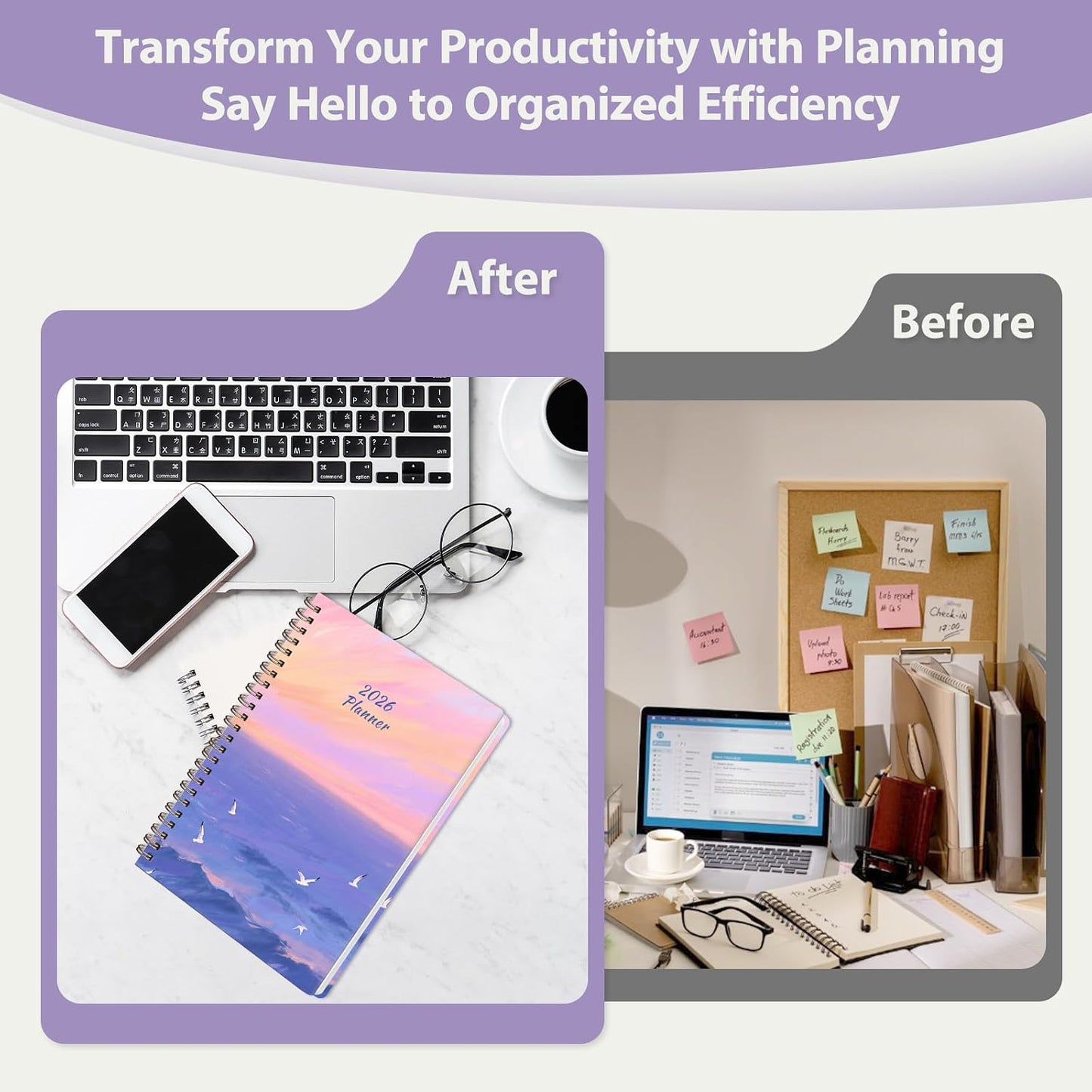 Weekly To Do List Notepad, 52 Sheets, Undated Weekly Planner, Letter Size | 8.5"x11", 100GSM, Thick Paper, Twin-Wire Spiral Bound, Tear Off Desk Pad, For Women & Man, Home School & Office Work