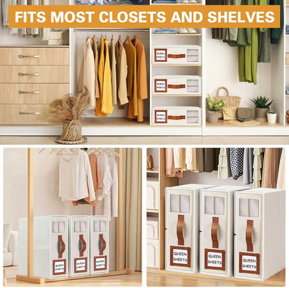 GhvyenntteS Bed Sheet Organizers and Storage, Closet Organizer