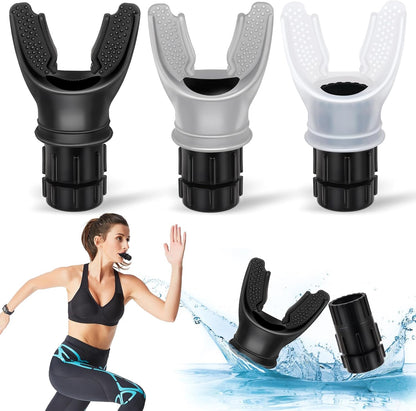 TEAWOO 3 PCS Portable Breathing Trainer with Adjustable Resistance Settings