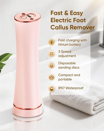 Electric Foot Callus Remover, Rechargeable Foot File Pedicure Kits