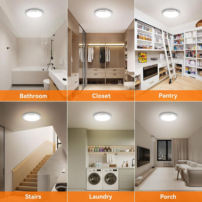 Rechargeable Ceiling Light with Remote, 10000mAh