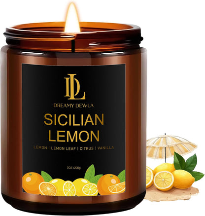 Scented Candles Set, 4 Pack Soy Candles for Home Scented, Candle Gifts for Women Men, 28oz 200 Hours Burn, Scents of Pineapple Cocktail/Coconut Vanilla/Pink Sands/Bahamian Breeze