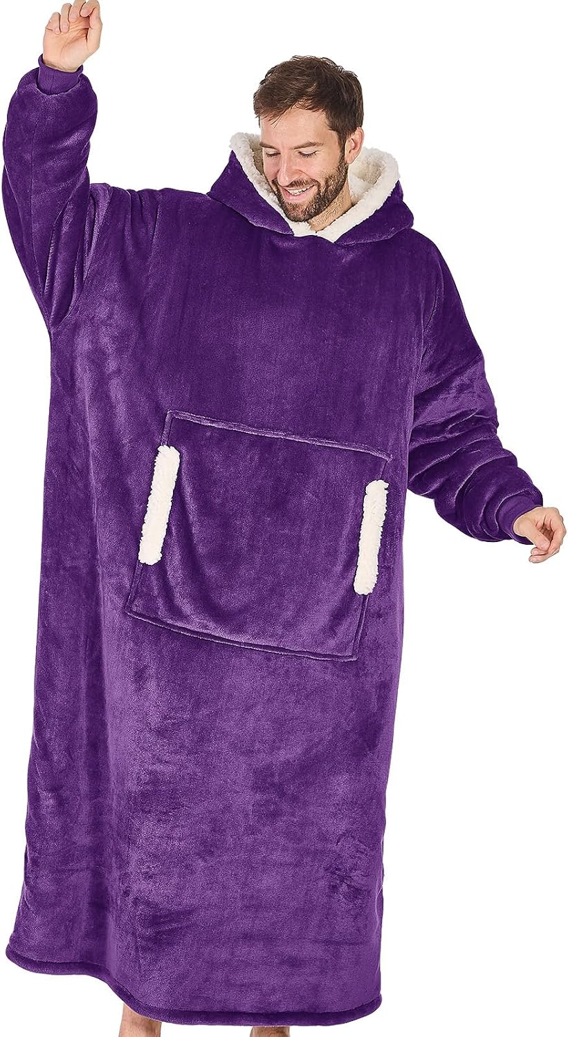 yescool Wearable Blanket Hoodie as Christmas Birthday Gifts for Women Mom - Colors B