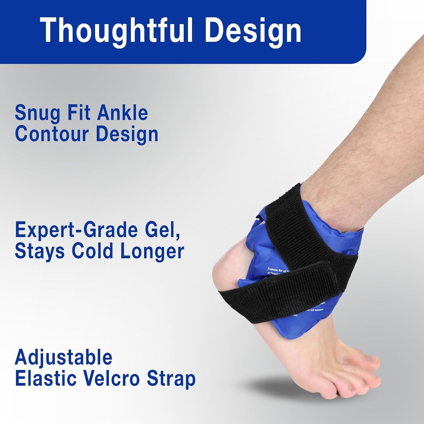 Fittest Pro Knee Ice Pack Wrap for Pain Relief, Reusable Hot and Cold Therapy Wrap for Swelling, Recovery, and Therapy for Arthritis, Meniscus Tear and ACL
