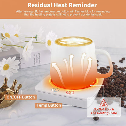 VOBAGA Mug Warmer& Coffee Mug Warmer for Office Desk