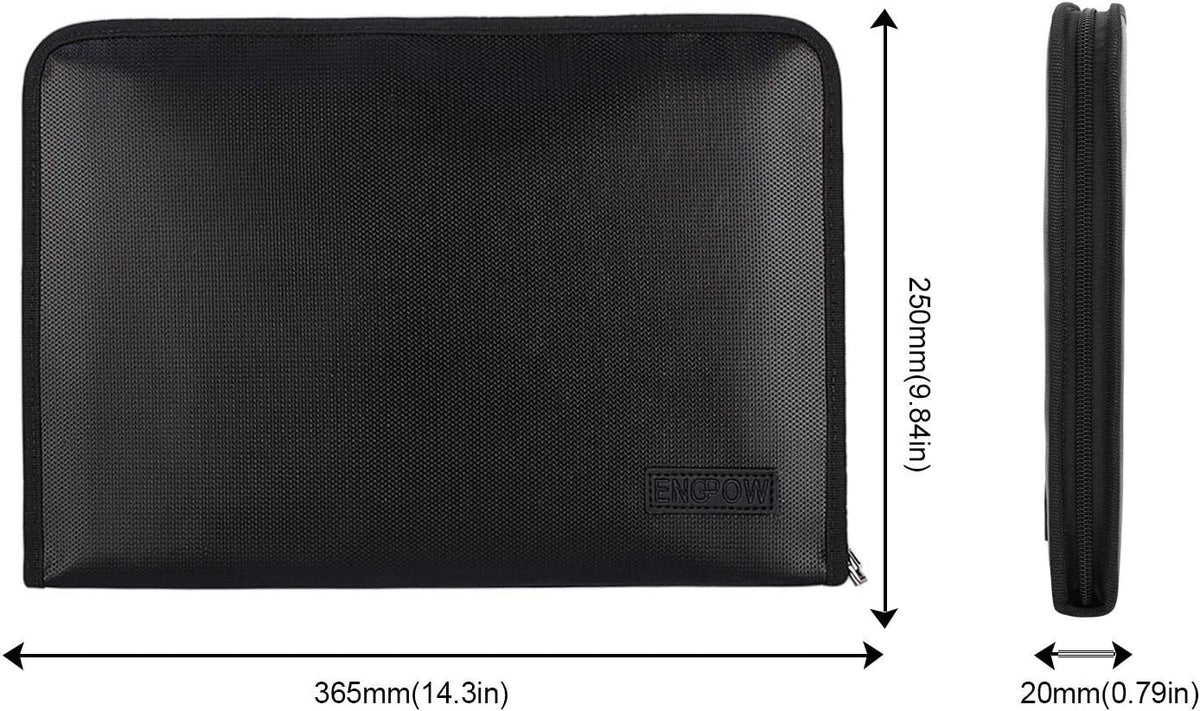 ENGPOW Expanding File Folder,Fireproof 13 Pockets Document Organizer Bag