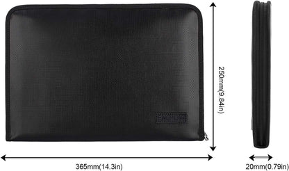 ENGPOW Expanding File Folder,Fireproof 13 Pockets Document Organizer Bag