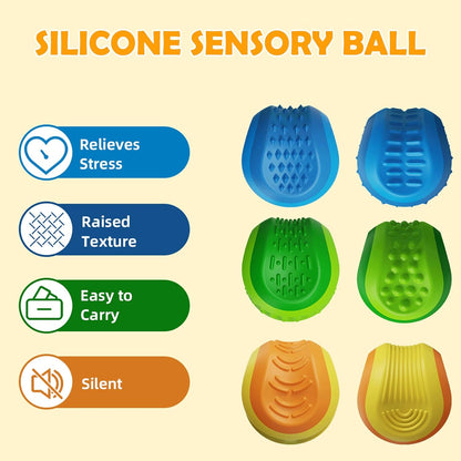 Fidget Sensory Toys Stress Balls for Kids Adult：Anxiety Stress Relief Calm Down Autism ADHD Focus Aid,Quiet Small Fidget Toys for Student Classroom,Adults Office,Desk, Small Students Prizes Toys