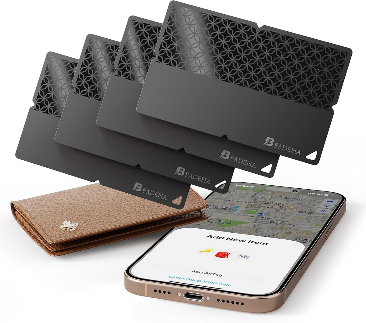 2026 Apple MFi Certified Wallet Tracker Smart Card for Find My