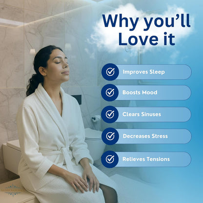 Lavender Shower Steamers (15-Pack) - Aromatherapy Valentine’s Day Gifts - Natural Essential Oil Spa Tablets for Relaxation & Stress Relief