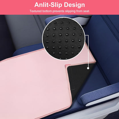 COZYBONDER Toddler Airplane Bed, Kids Airplane Seat Extender Travel Bed, Kids Airplane Travel Essentials, Airplane Must Have for Toddlers, Portable Plane Foot Rest for Flights