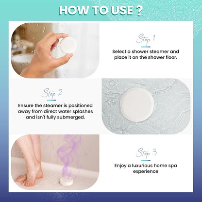 Shower Steamers Aromatherapy 8 Pack - Shower Bombs with Natural Essential Oils, Gifts for Women Mom Wife Men, Birthday Gifts for Women,Self Care, Relaxation, Home Spa, Travel Essentials