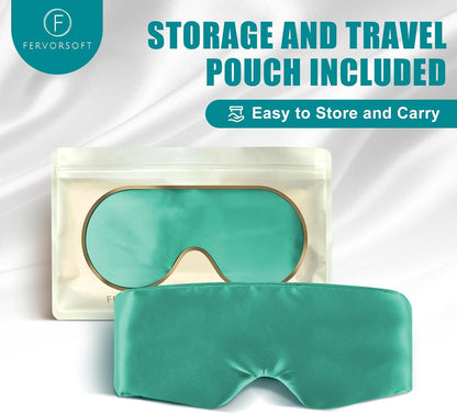 Heated Eye Mask for Dry Eyes and Sinus Pressure Relief, Ultra Soft Face Heating Pad for Tension Headache Relief Green