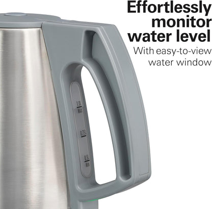Hamilton Beach 1 Liter Electric Tea Kettle, Water Boiler & Heater