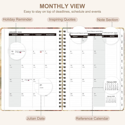 Weekly To Do List Notepad, 52 Sheets, Undated Weekly Planner, Letter Size | 8.5"x11", 100GSM, Thick Paper, Twin-Wire Spiral Bound, Tear Off Desk Pad, For Women & Man, Home School & Office Work