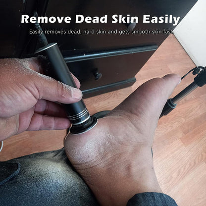 Upgraded Electric Callus Remover for Feet 1200RPM, Adjustable Speed Professional Electric Foot Sander Foot Grinder Heel File Pedicure Tool for Women Men Cracked Dead Skin, 60 Sandpaper Discs, Black