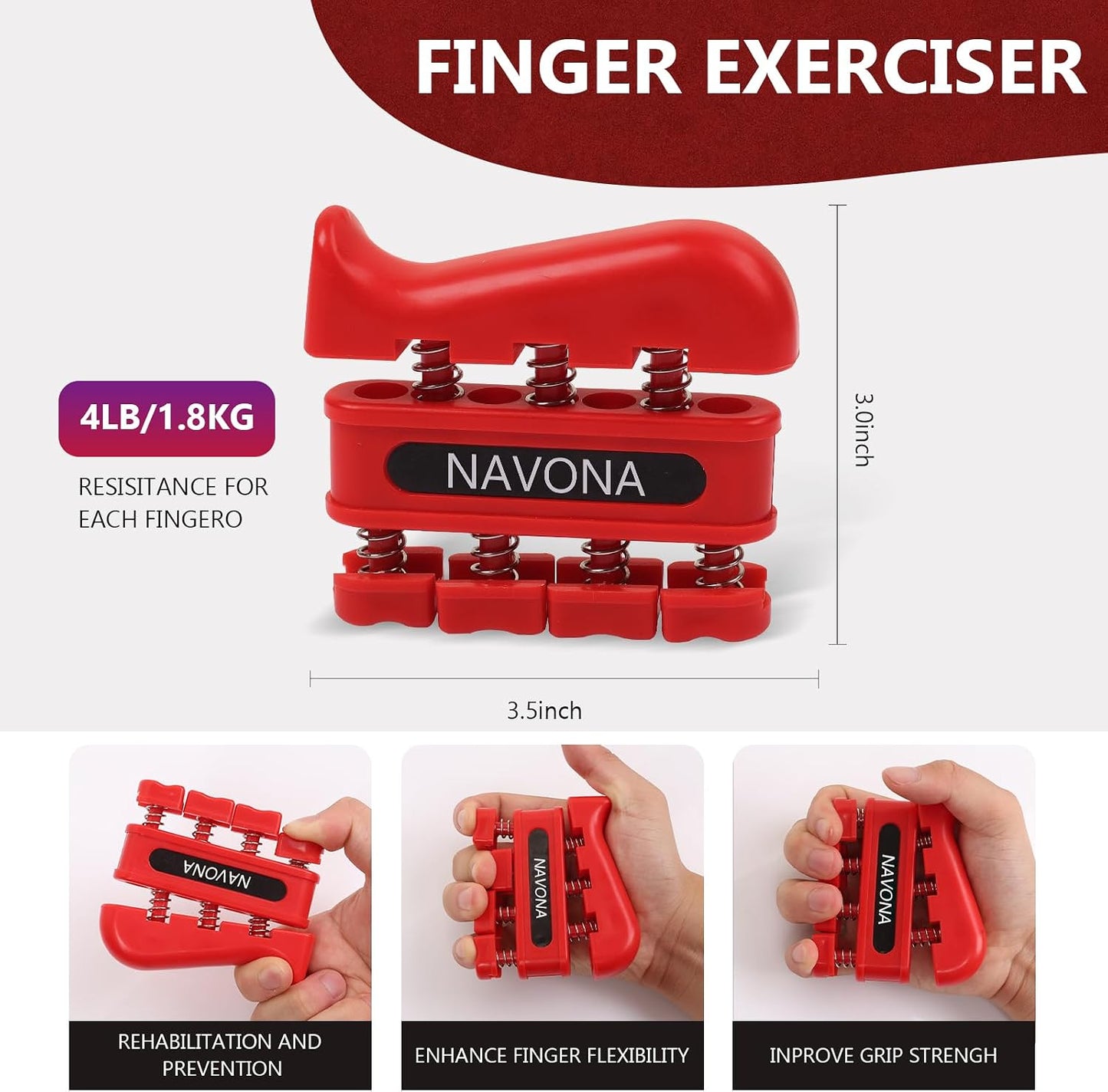 13 PCS Grip Strength Trainer Kit, Hand Gripper Strengthener, Forearm Strengthener, Finger Strengthener, Finger Exerciser, Stress Relief Ball, Forearm Workout Ring for Muscle Building and Injury Recover