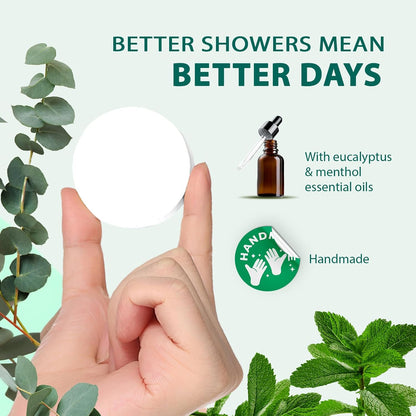 Shower Steamers Aromatherapy 8 Pack, Menthol & Eucalyptus Shower Bombs with Natural Essential Oils, Quick Relief Nasal Congestion, Relaxation & Self Care Gifts for Women & Men