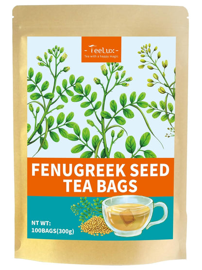 TeeLux Milk Thistle Tea Bags, Natural Milk Thistle Seed Tea, Mild & Mellow Taste, Caffeine Free, 100 Count