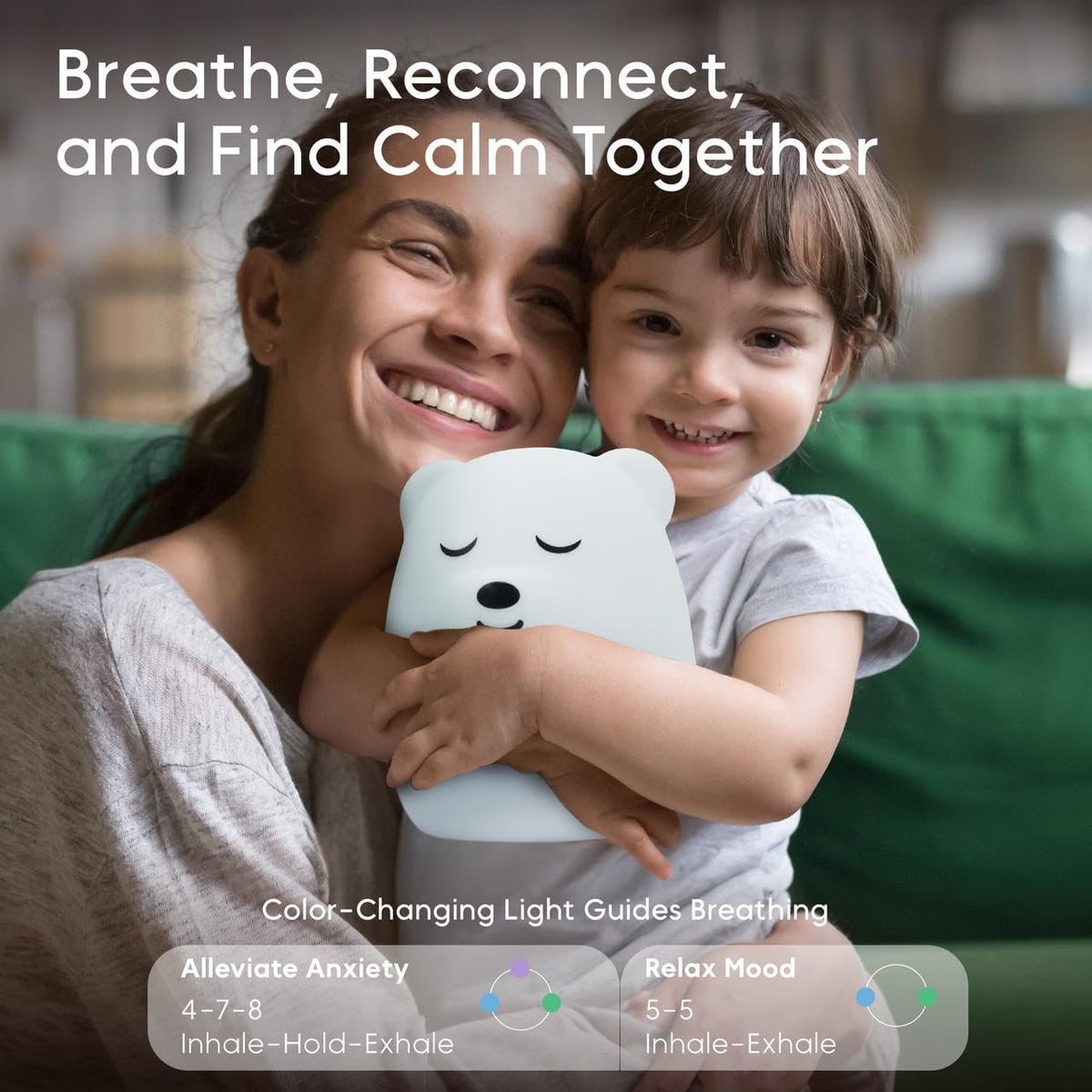 Breathing Pal Plus Kyle, Anxiety Relief Kid Breathing Light for Calm Down