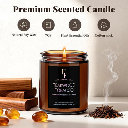 Scented Candles for Home Scented Aromatherapy Candles, 4 Pack 28 Oz Soy Wax Candle Gift Set Valentine's Day Gift for Women Men (Lavender/Vanilla//Sandalwood Rose/Moroccan Amber)