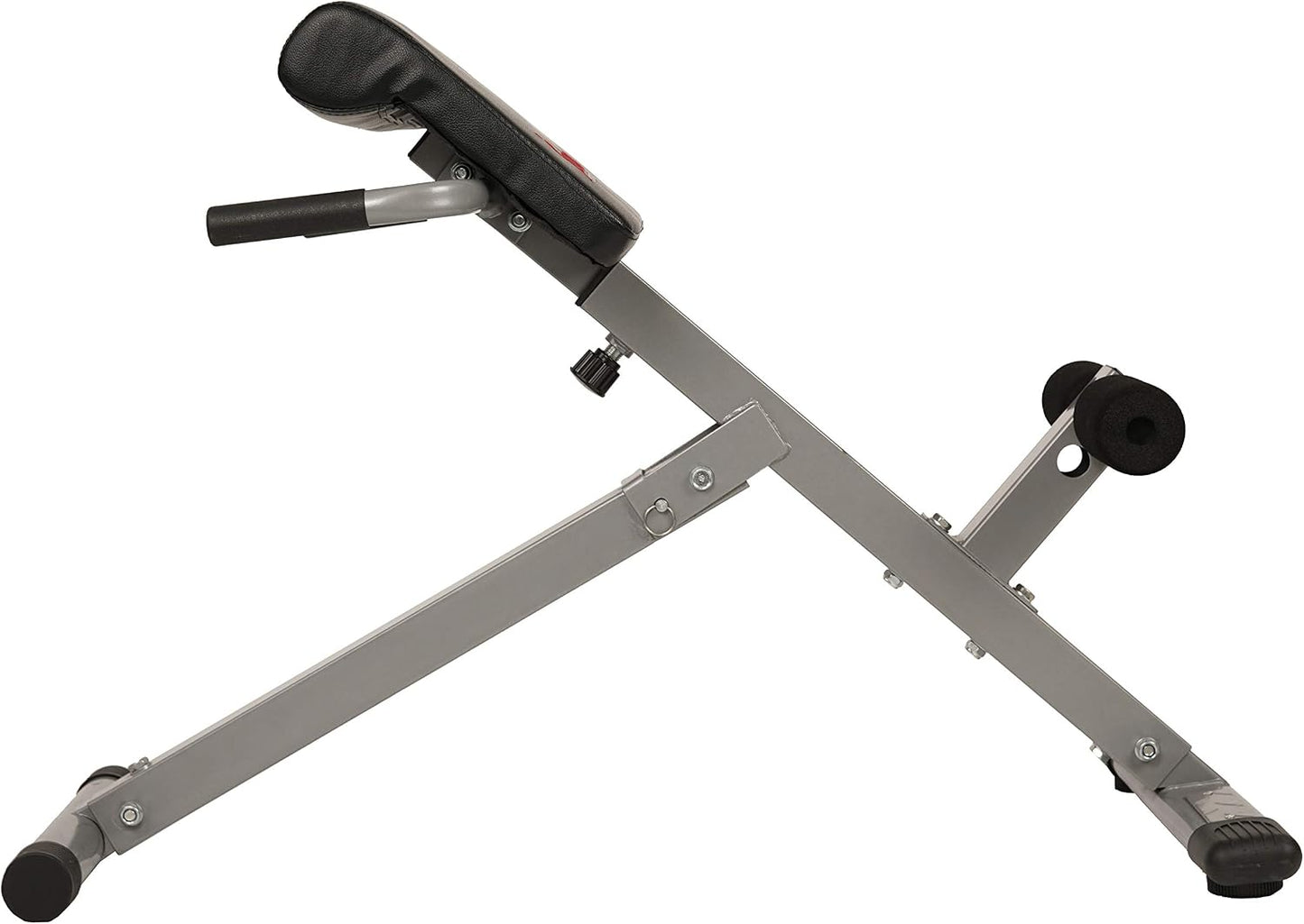Sunny Health & Fitness Multi-Function Roman Chair with Dip Station & Sit-Up Bench, Adjustable Heavy-Duty Strength Training Equipment for Glutes, Core & Lower Body Workouts, Hyperextension Machine for Home Gym