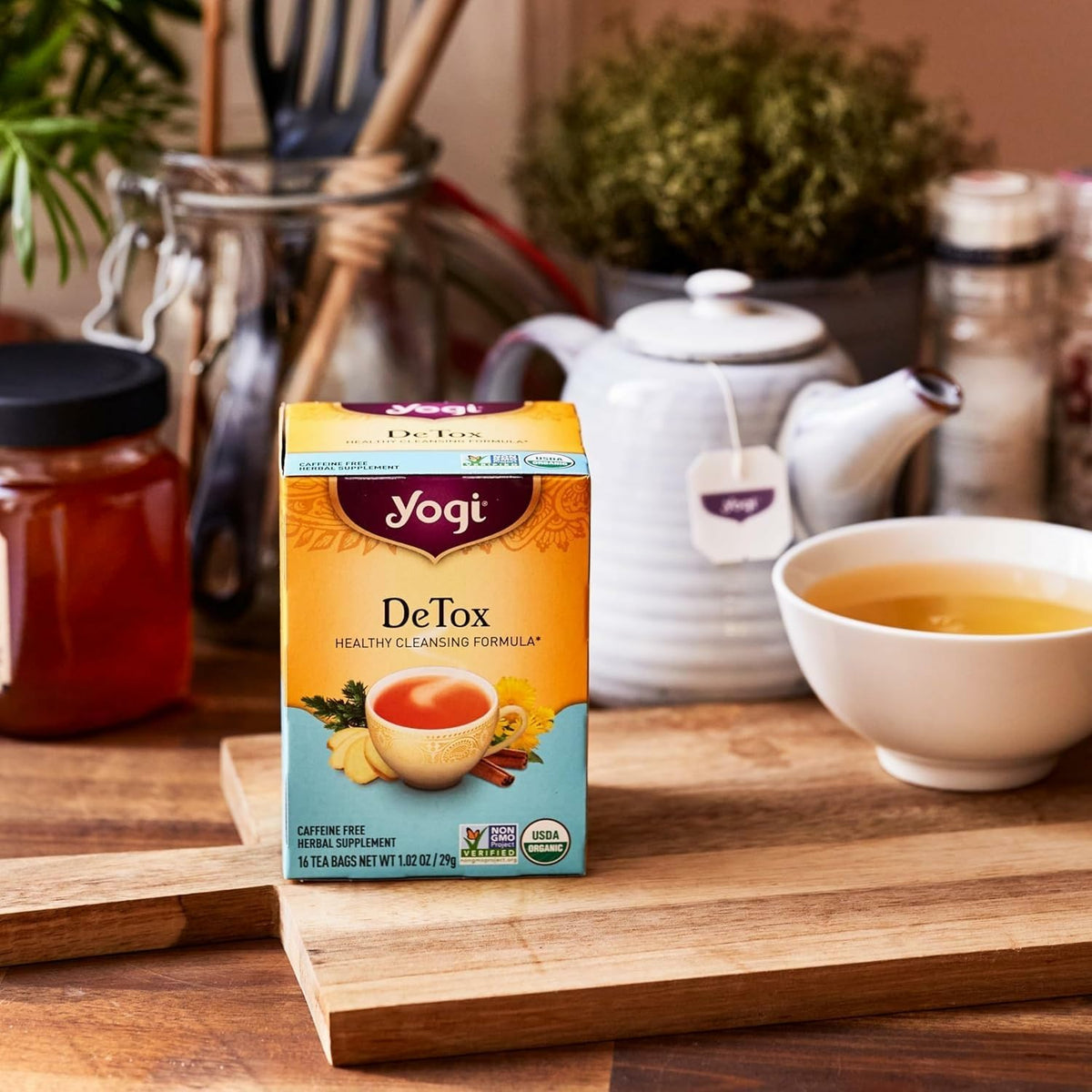 Yogi DeTox & Wellness Variety Pack, 16 Tea Bags (4 Pack)
