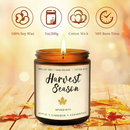 Soy Candles Set of 4, 9oz Natural Soy Wax Aromatherapy Candles, Home Scented Candles with 4 Scents (Lavender, Amber Sandalwood, White Sage, Coconut Vanilla), Gifts for Mom, Women, Relaxation, Yoga
