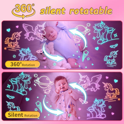 MINGKIDS Toys for 3-8 Year Old Girls Boys,Star Night Light Projector with Hard Projection Cover, Timer&Rotation,2-9 Year Olds Kids Chritsmas Birthday Gifts