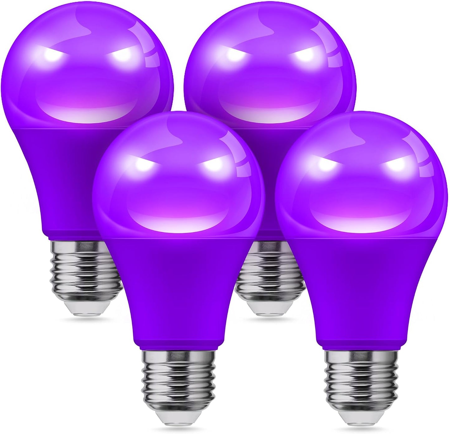 L LOHAS LED Sleep aid Amber Light Bulbs, Blue Light Blocking, A19 9W(60 Watt Equivalent) Dim Light Bulbs, 1800K Warm Light Bulb, E26 Base, 2 Pack