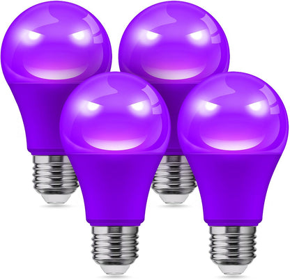 L LOHAS LED Sleep aid Amber Light Bulbs, Blue Light Blocking, A19 9W(60 Watt Equivalent) Dim Light Bulbs, 1800K Warm Light Bulb, E26 Base, 2 Pack