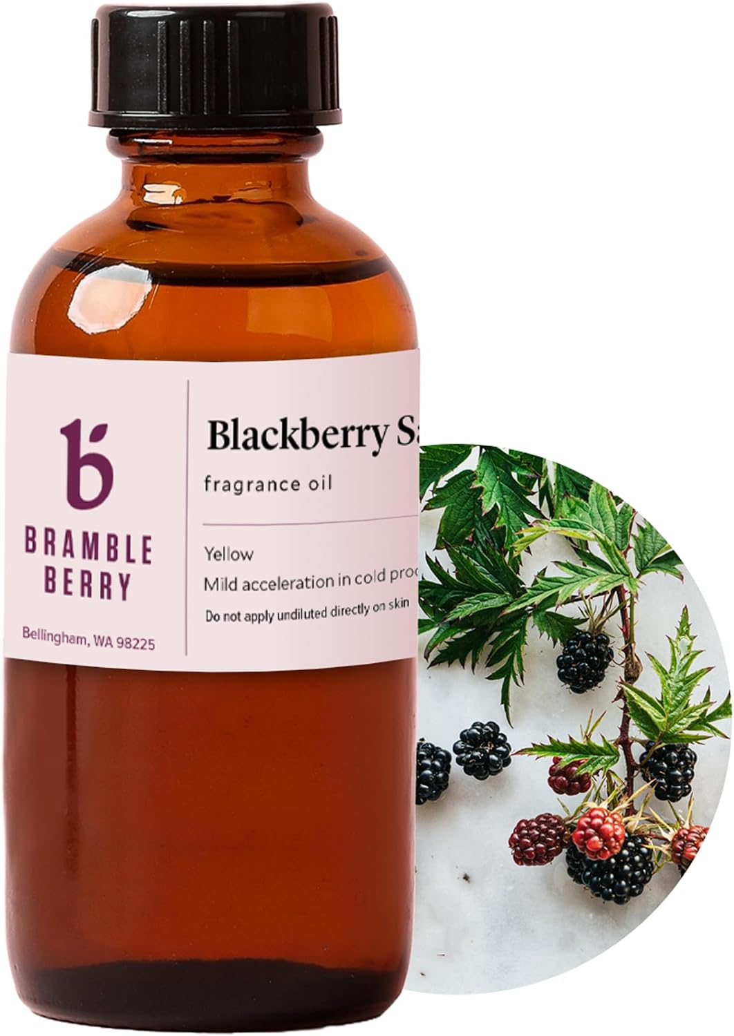 Bramble Berry Watermelon Sugar Fragrance Oil 2 oz | Sweet Fruity Scent for Soap Making, Candles, Lotion, Bath Bombs & Perfume | Skin Safe, Vegan, Paraben & Phthalate Free