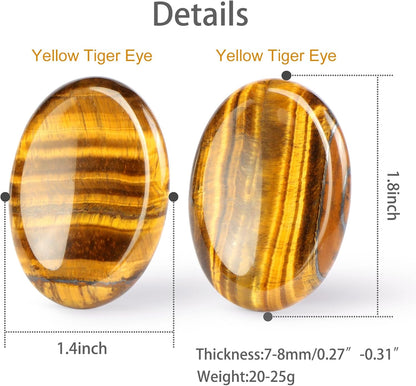 Artistone Moss Agate Crystal Chakra Thumb Worry Stone Teardrop Reiki Healing Stone Pocket Palm Stones for Anxiety Stress Relief Meditation Therapy Geometry Home Decor