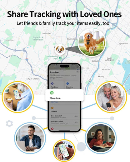 Wallet Tracker Card for Apple Find My (iOS Only)