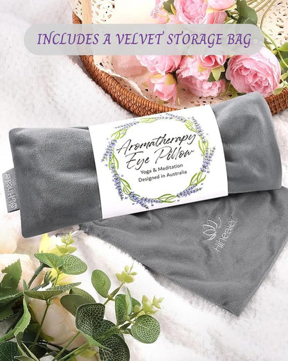 Hihealer Lavender Eye Pillow for Relaxation, Yoga, Sleep, Weighted Eye Mask