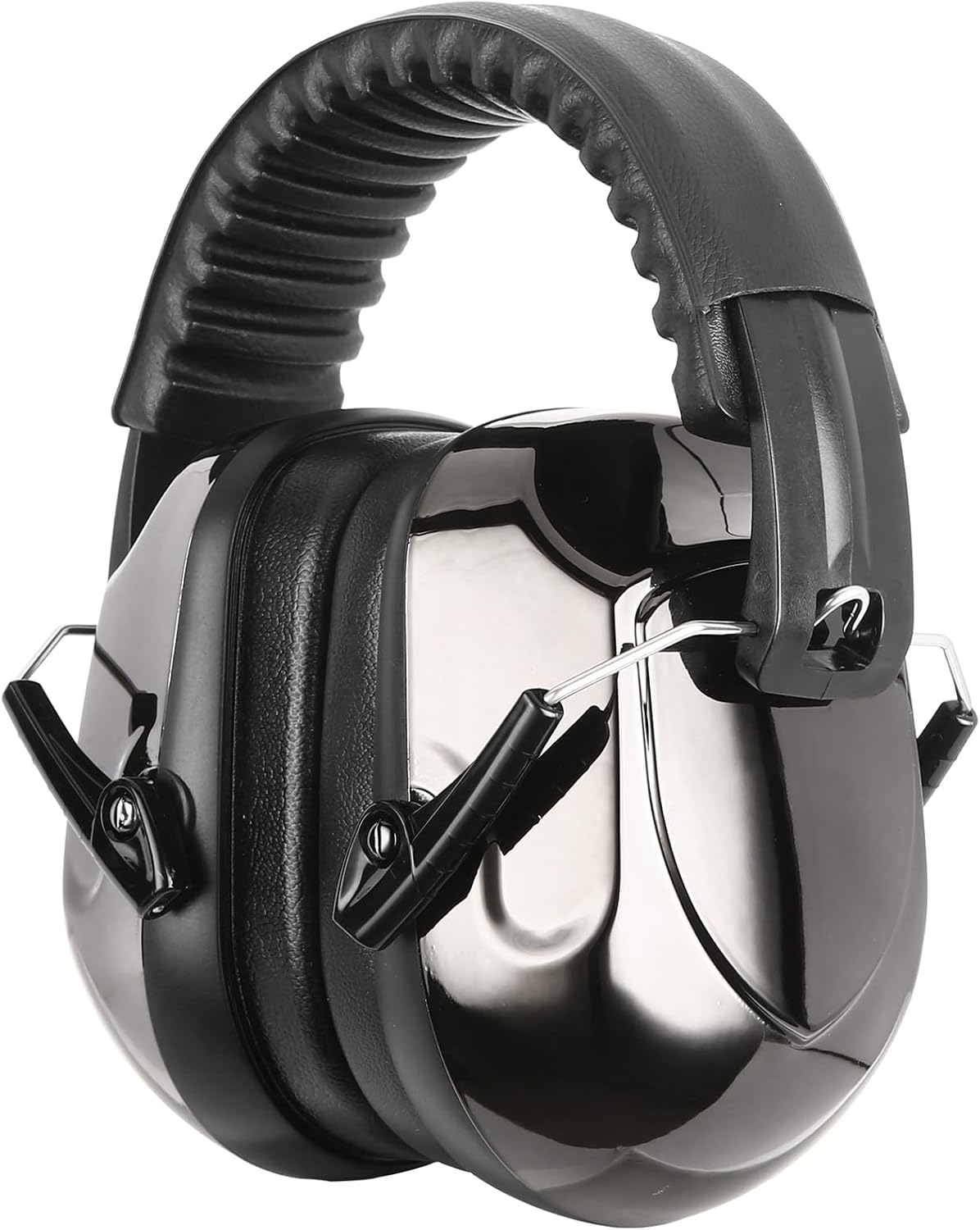ProCase NRR 28dB Noise Reduction Ear Muffs, Foldable Adjustable Passive Noise Cancelling Headphones for Adults Kids Autism, Hearing Protection for Shooting, Construction, Mowing, Studying -Black - Colors B