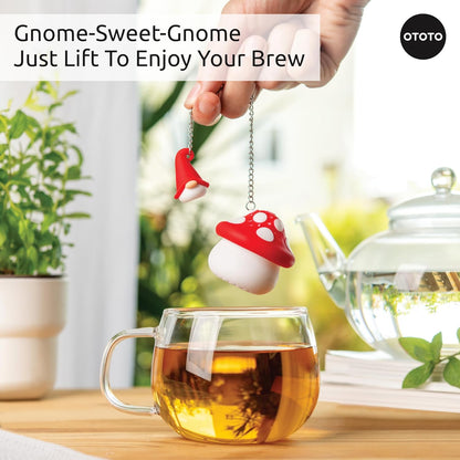 OTOTO Louie Cat Tea Infuser - Cats Loose Leaf Steeper & Diffuser, Tea Strainer Accessories, Cute Gifts for Cat Lovers, White Elephant Gifts, Cute Kitchen Accessories