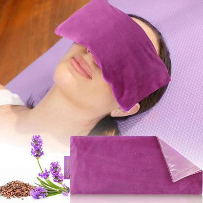 Hihealer Weighted Eye Mask for Sleeping, Lavender Eye Pillow for Spa Yoga