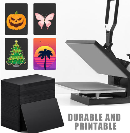Xuhal Black NFC Cards Blank Tags 504 Bytes Digital Programmable Business Cards Chip Compatible with NFC Enabled Mobile Phones & Devices